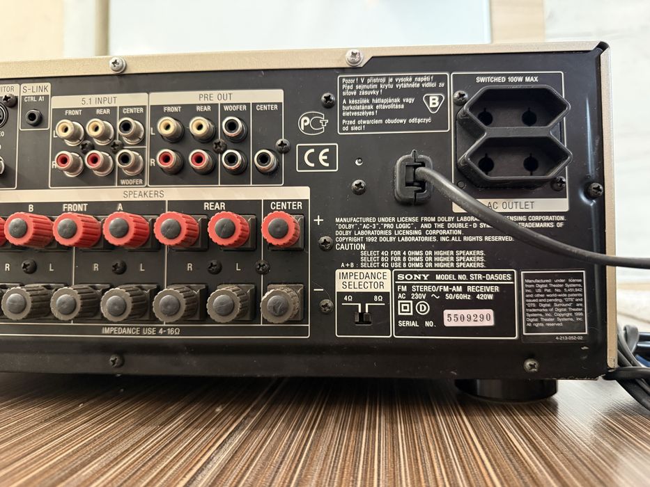 Sony STR-DA50ES Качествен ресивър