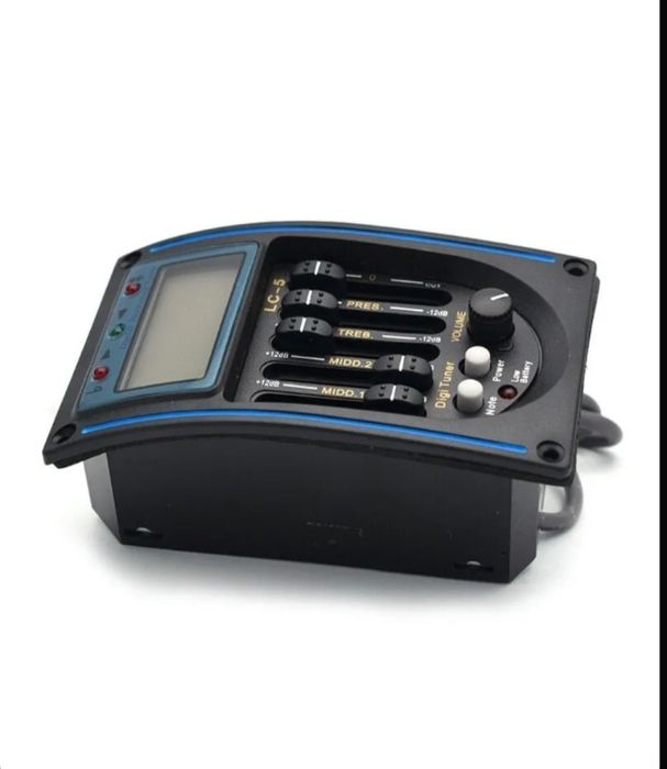 Звукосниматель для акустической гитары с 5 ти полосным эквалайзером