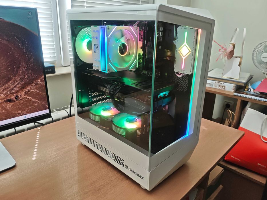 Геймърски компютър, Rtx 3080, Ryzen 7500F, 32gb DDR5, 1tb Nvme, 850W