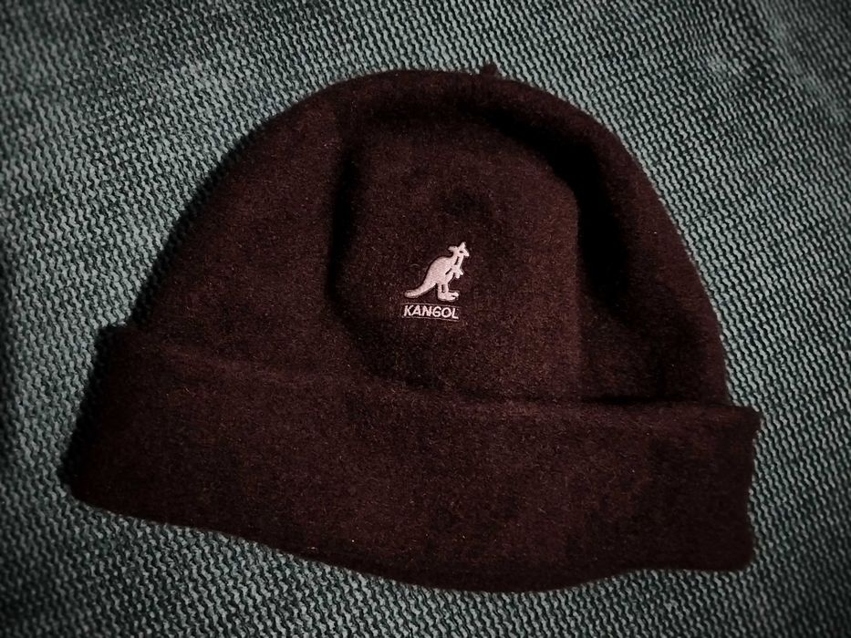 Дамска шапка ушанка косъм от бобър Швеция, Kangol вълнена шапка