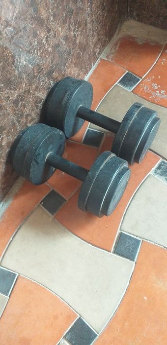 Гантел, хар бир донаси 18 кг дан, бир жуфт,кгми 15мингдан