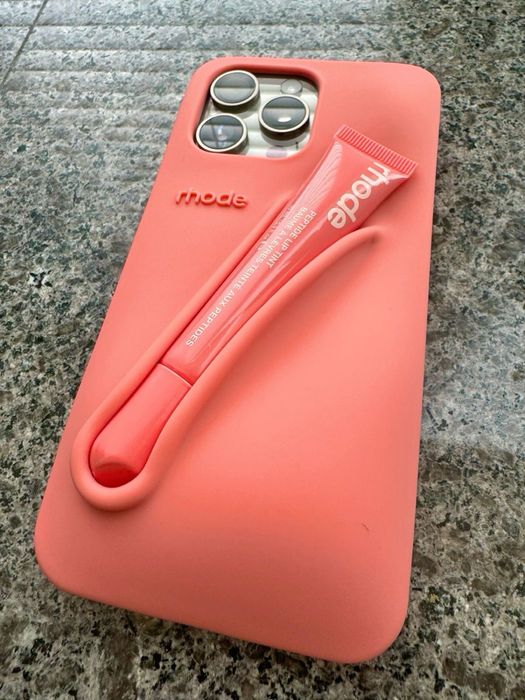 14 pro max Rhode case espresso peach pit