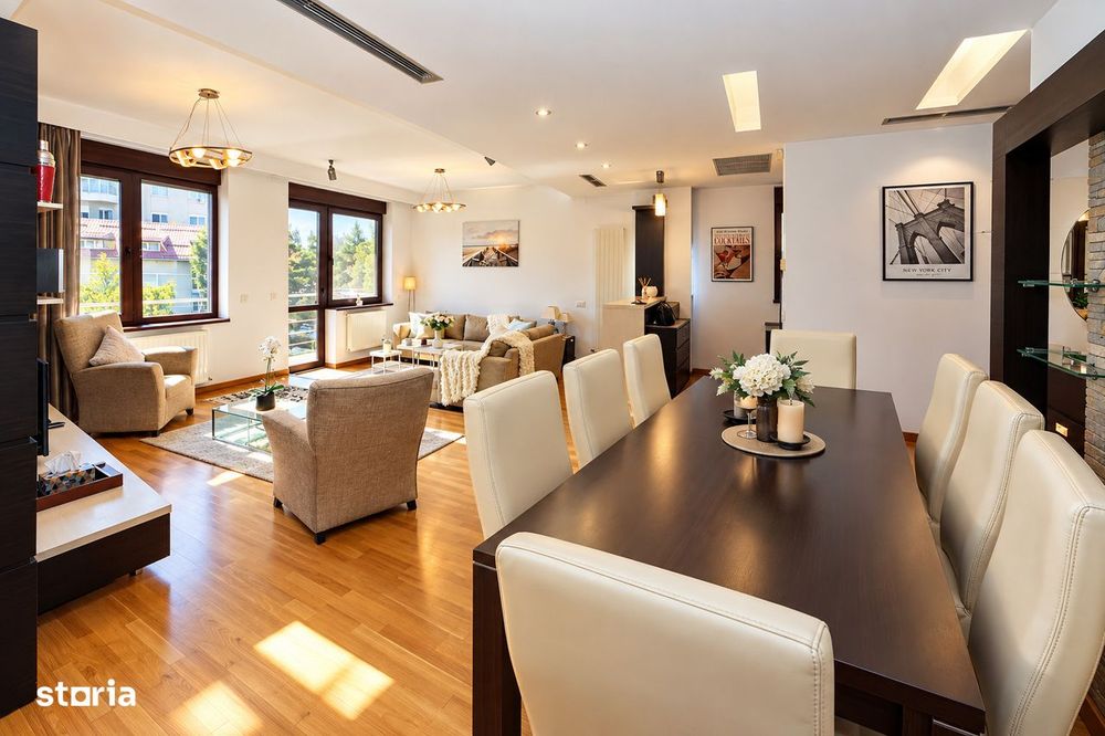 Duplex In Herăstrău | 5 Camere | Office | 3 Băi | 4 Balcoane | Parc