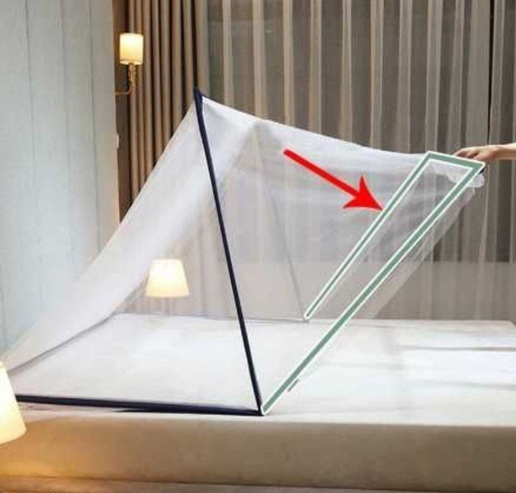 В наличии пашшахона накомарник с размерам 190×170. Качество отличное,