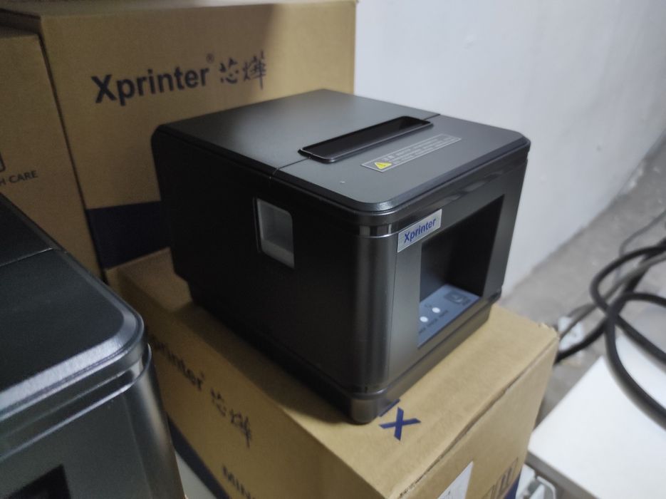 Чековый принтер со звонком 80мм (чек, принтер чеков)