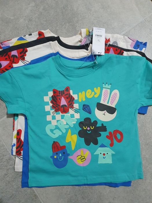 Set 5 tricouri bumbac George 1.5/ 2 ani