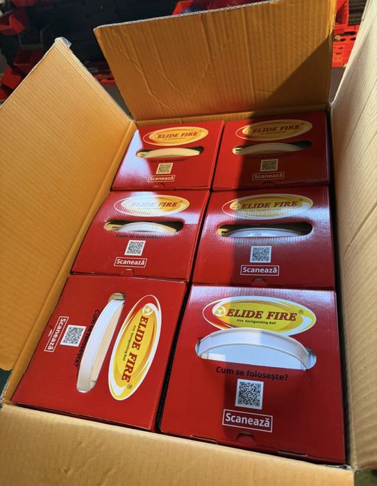 Bila extinctoare, ELIDE FIRE, agent pulbere, 1.3 kg 食 (0 review-uri) Se activează automat la contactul cu flăcările