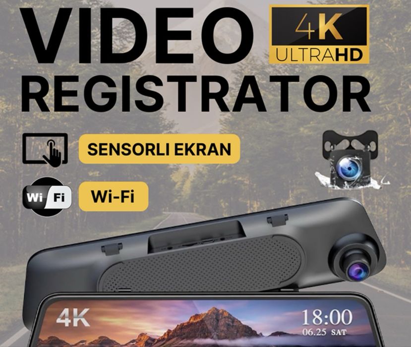 Видеорегистратор BEZ 230 Pro+, чёрный, 4k