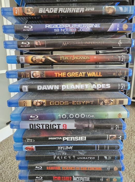 Filme bluray, 4K și 3D originale cu limba română.
