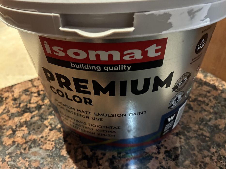 Латекс Isomat бял мат
