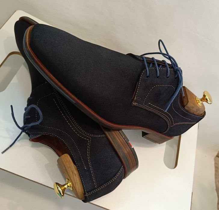 Pantofi derby plain toe 43 premium LLOYD NOI piele naturala moale