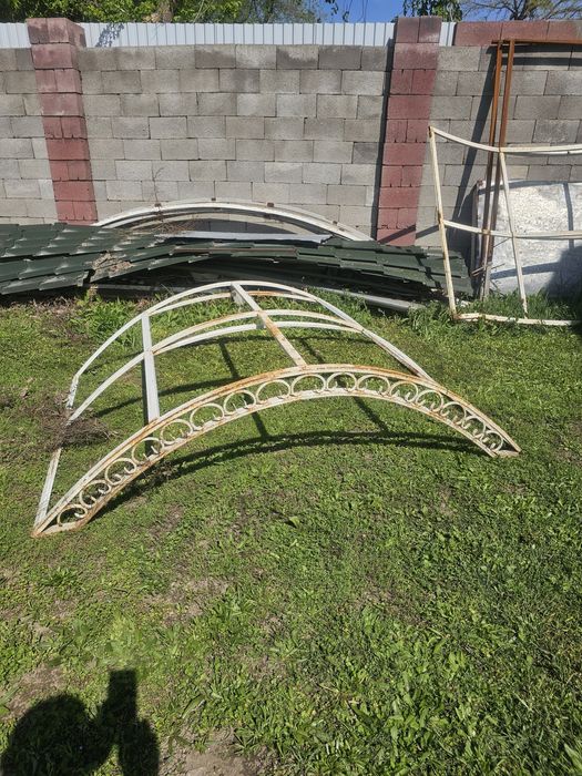 Арка металлическая навес