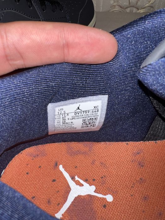 Nike Low Dunk 47 размер синый 30,5см