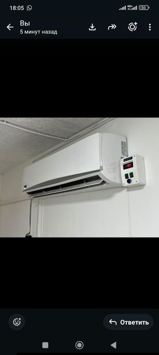Кондиционер для цветочного магазина