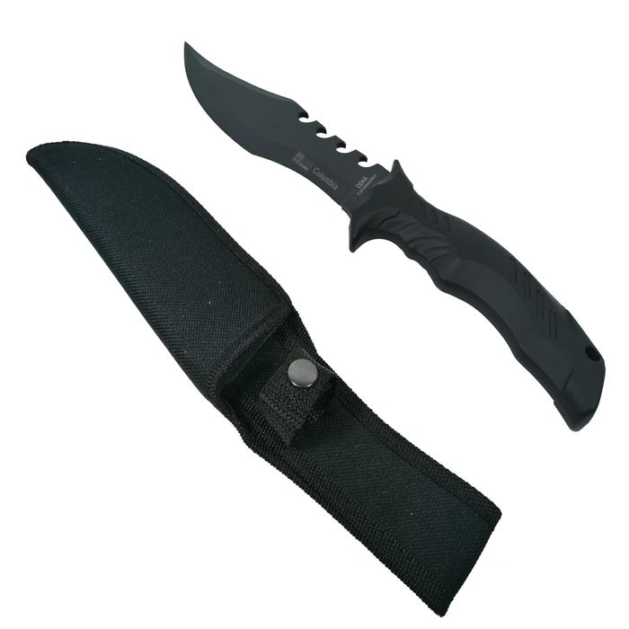 Cutit de vanatoare DEPOX®, War Zone, 29 cm, negru