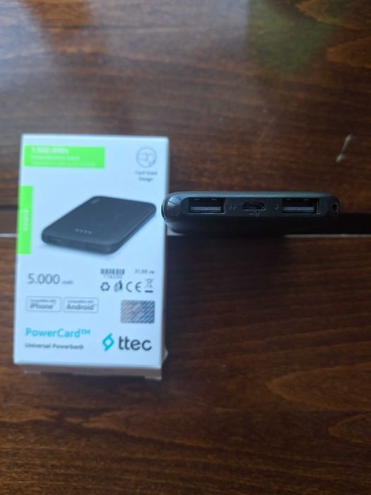 Преносима батерия Power Card 5000 mAh