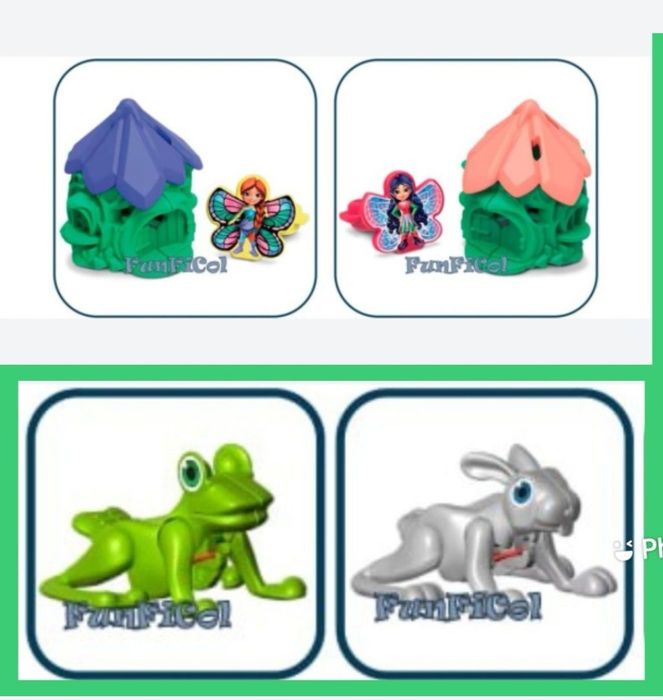 Киндер игрушки из разных серий