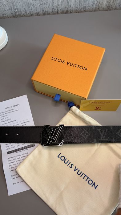 Louis Vuitton колан - Reversible Monogram Eclipse