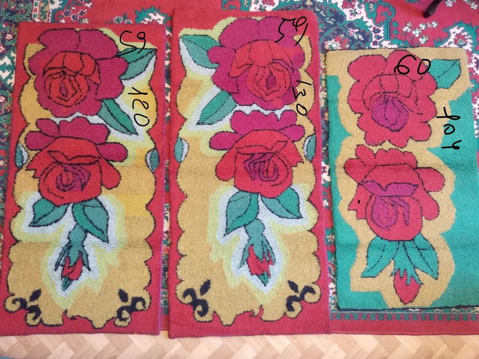 Маленькие коврики домотканые ручная работа