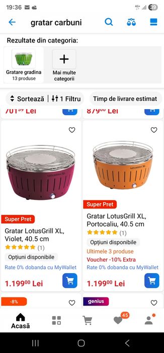 Gratar lotus de vânzare