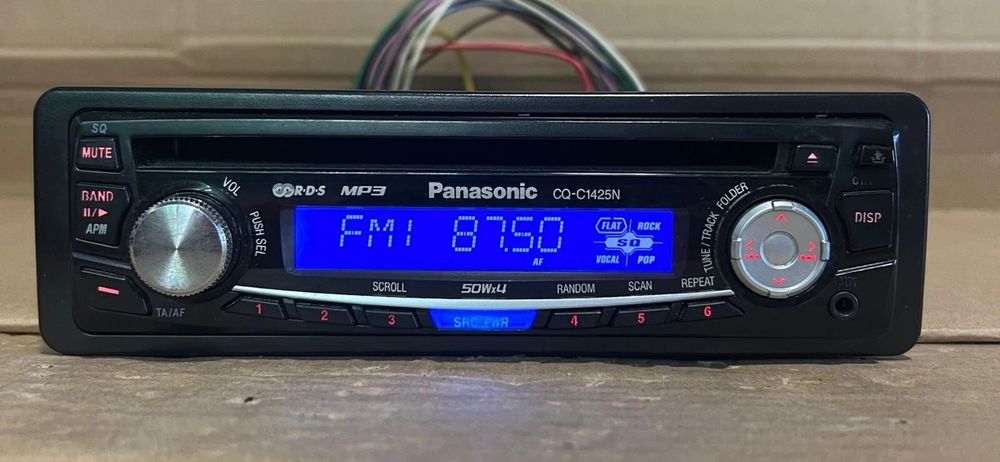 PANASONIC CQ-C1425N CD-MP3 Player Автокасетофон!