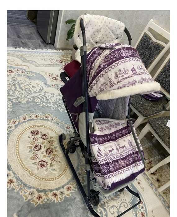 Санки коляска в хорошем состоянии