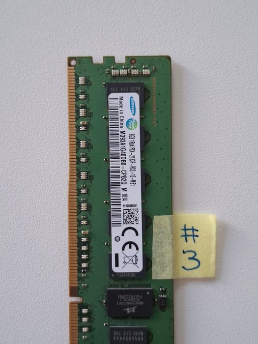 2 x 8 gb RAM samsung DDR4 ECC (pentru server si workstation)