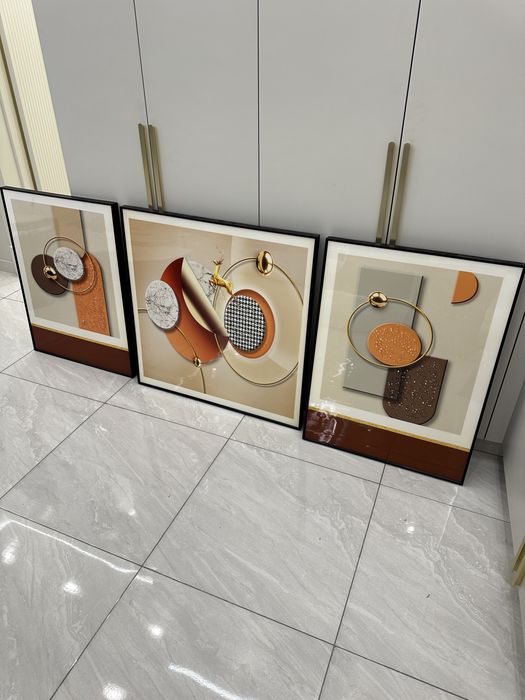 3 картины настенные