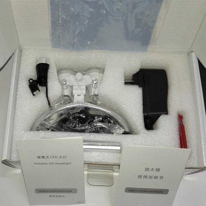 Ochelari cu lupe, marire 3,5X, distanta focala 420mm pt. dentist