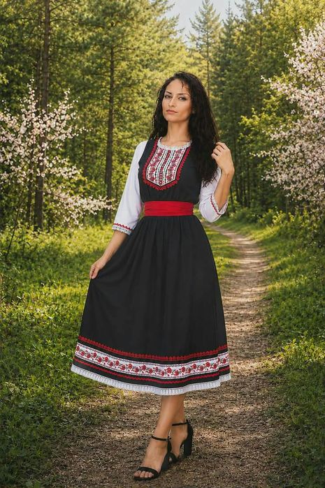 Дамски рокли с народни мотиви