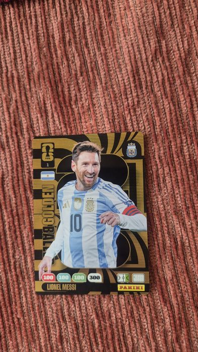 Messi Gold Panini