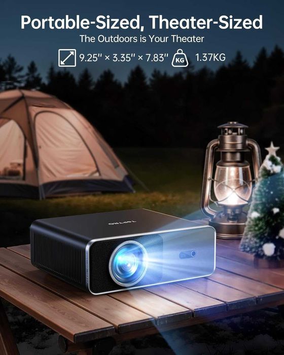 TOPTRO A1 Smart Projector 1080P 4K WiFi 6 Dolby Audio