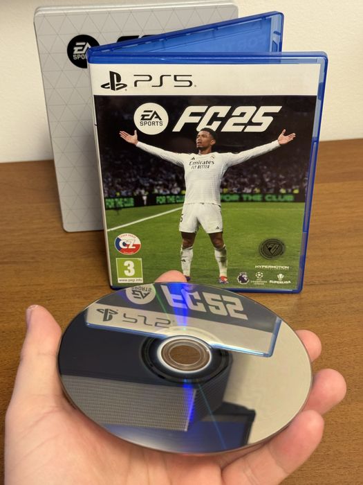 Fc25 ps5 disc edition real madrid still box