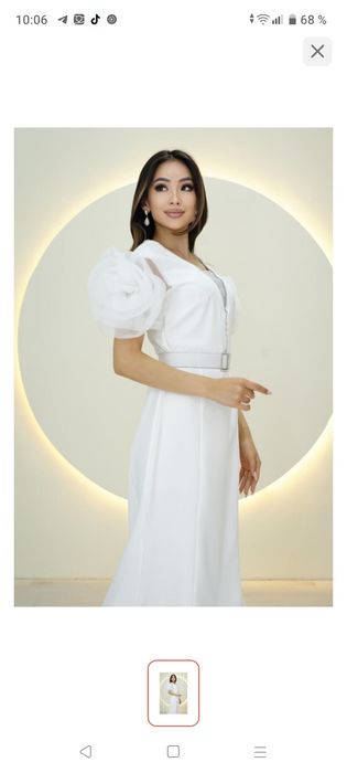 Продам белое платье