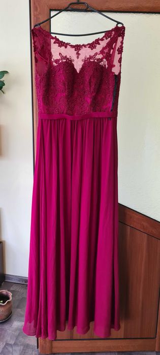 Официална червена рокля Maskara