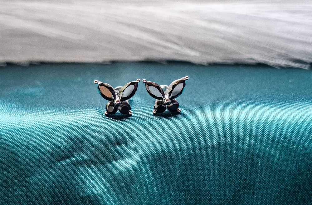 Cercei cu moissanite