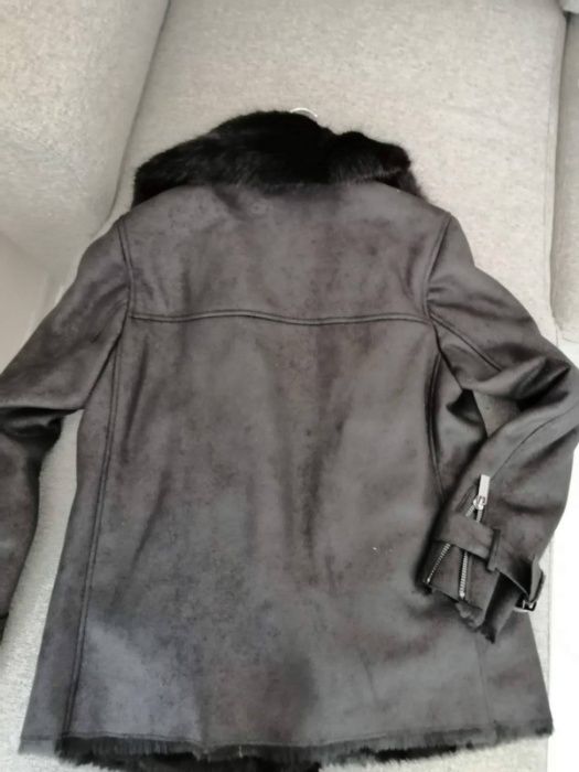 Дамски зимно яке(кожа) Guess!