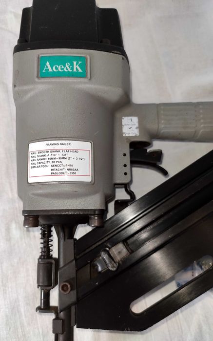 Ace&K Пневматичен такер за пирони 50-90 мм произведен във UK