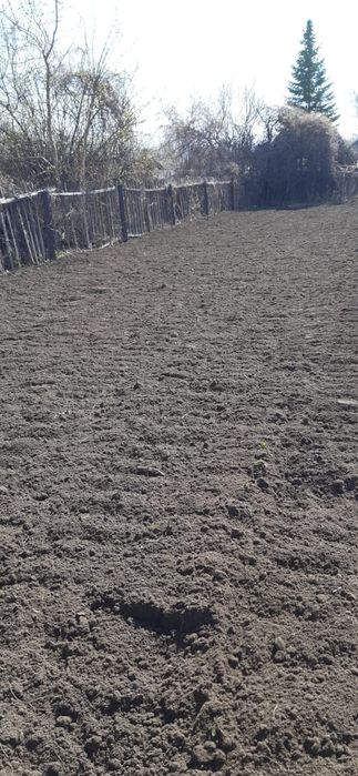 Вспашка дачь мотокультеватор.