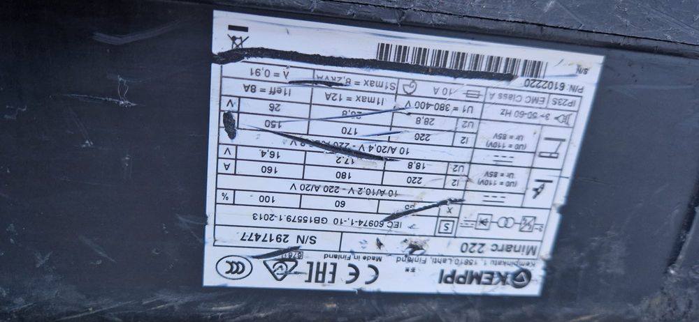 Kemppi aparat de sudură trifazic