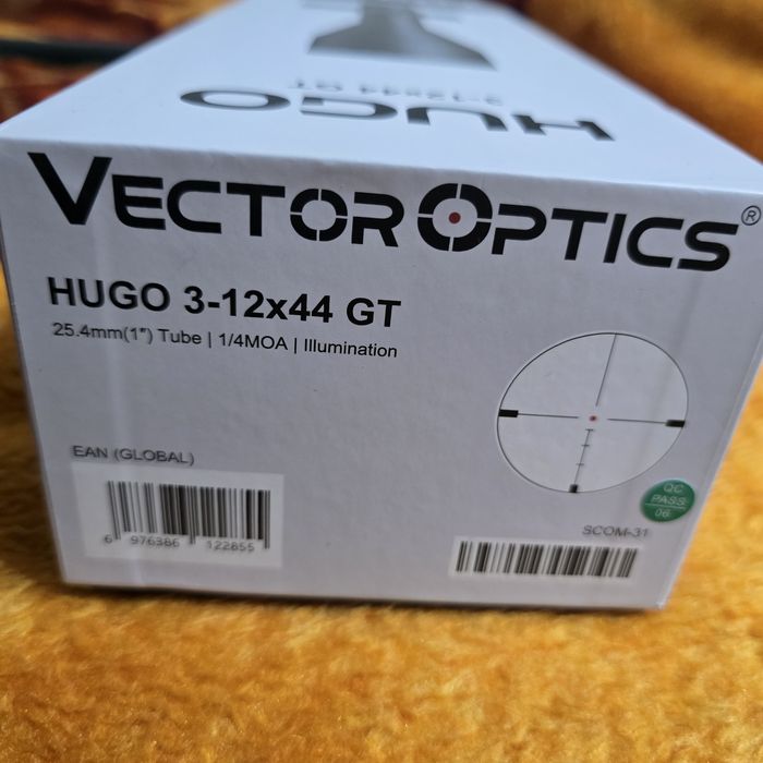 Оптика HUGO, Vector Optics 3-12×44