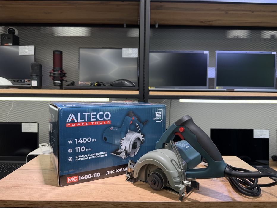Дисковая пила Alteco, 1400 Вт, 110 мм, отличное состояние, 2096/А10
