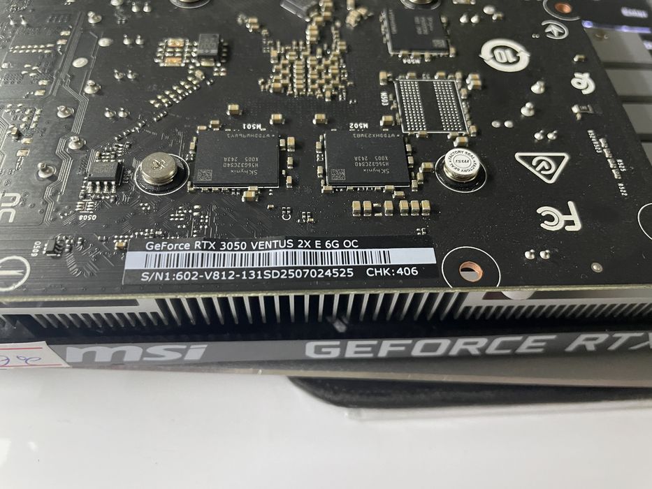 Видеокарта MSI RTX3050-6Gb