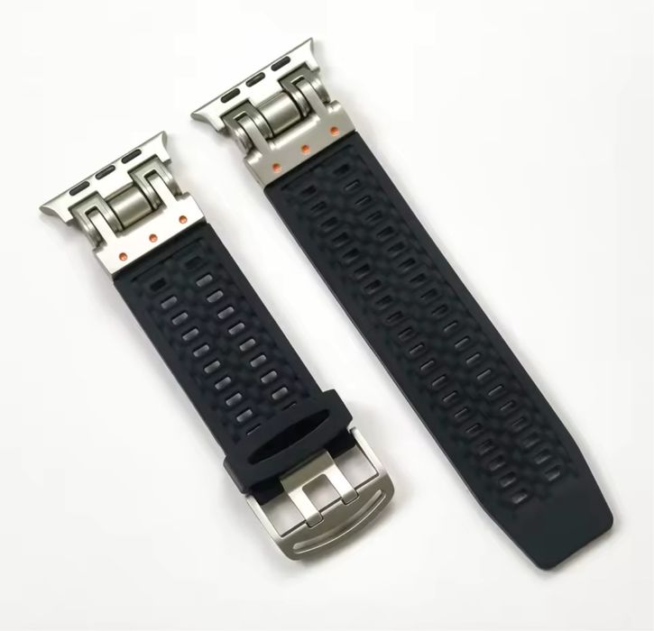 Curea Husa Titan + Silicon Tech Compatibila Ceas Apple Watch
