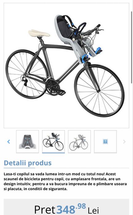 Scaun bicicleta Thule