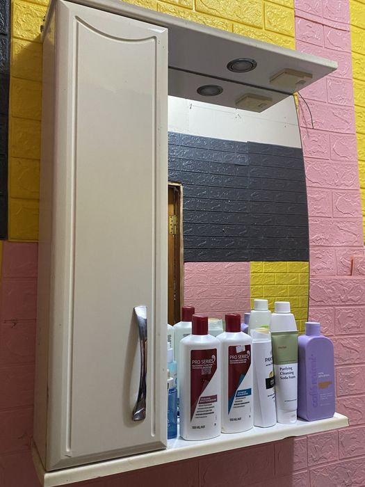 Зеркало-шкаф в ванну