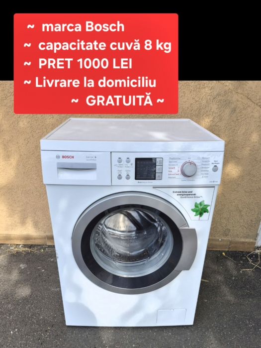 Masini de spalat rufe Bosch Siemens  wms 6000 A++