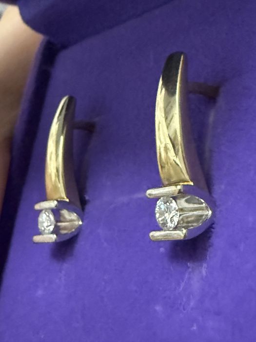Бриллиантовые серьги