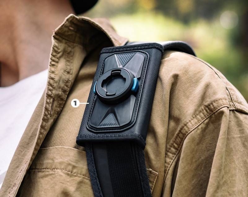 Крепление на рюкзак для экшен камеры универсальное go pro dji