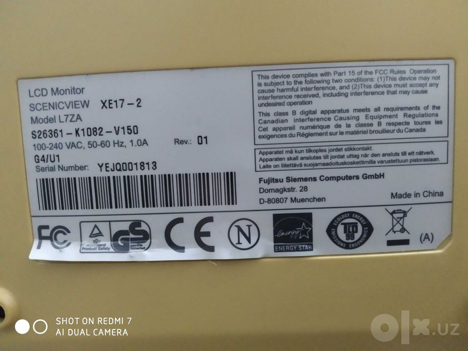 Siemens monitor sotiladi